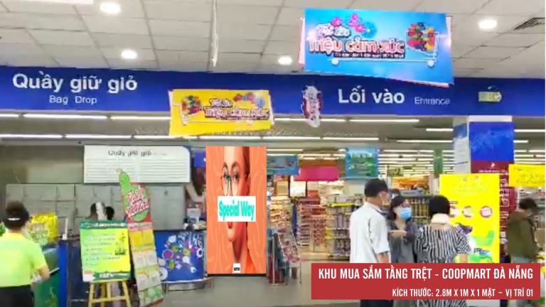 Led Indoor Tại Tầng Trệt Coopmart Đà Nẵng ( Vị Trí 1)