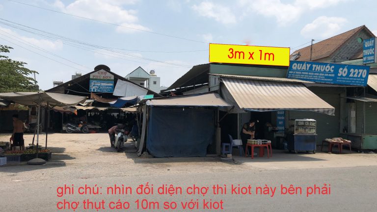Pano Ốp Tường Tại Chợ Phú Sơn – Bắc Sơn – Huyện Trảng Bom – Tỉnh Đồng Nai (Vị Trí 3)