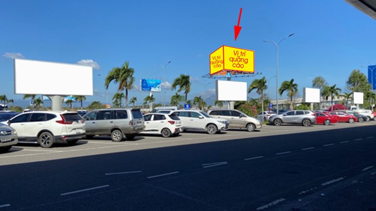 Billboard 3 Mặt Tại Khu Vực Bãi Đỗ Xe Ô Tô Đối Diện Nhà Ga – Sân Bay Cam Ranh – Tp. Cam Ranh – Tỉnh Khánh Hòa