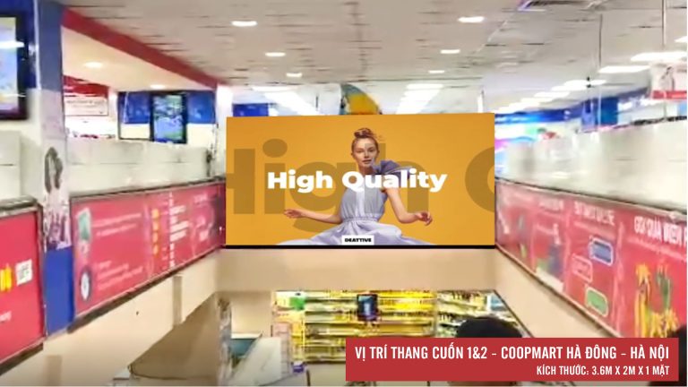Led Indoor Tại Thang Cuốn 1&2 Coopmart Hà Đông – Hà Nội