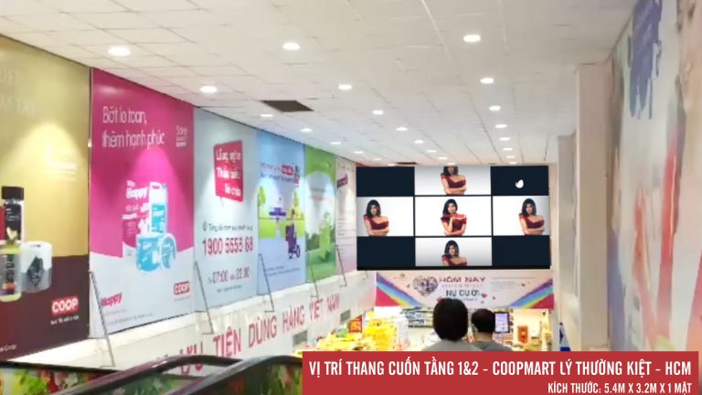 Led Indoor Tại Thang Cuốn 1&2 Coopmart Lý Thường Kiệt – Quận 10 – Tp. Hồ Chí Minh
