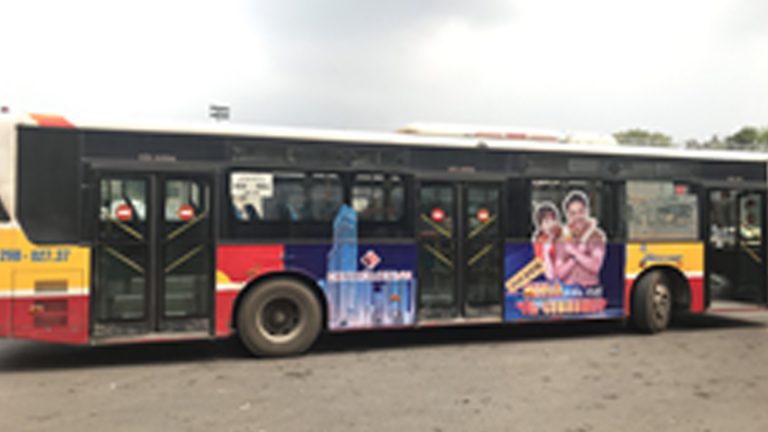 Quảng Cáo Tràn Kính Xe Bus Tại Lai Châu