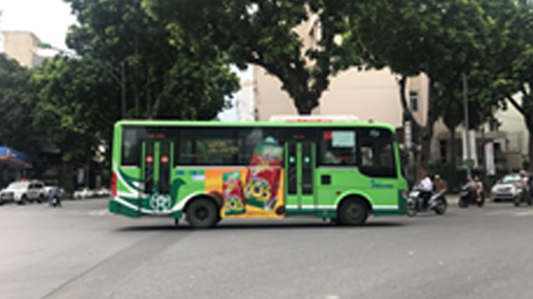 Quảng Cáo Tràn Kính Xe Bus Tại Lạng Sơn