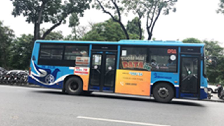 Quảng Cáo Tràn Kính Xe Bus Tại Nghệ An