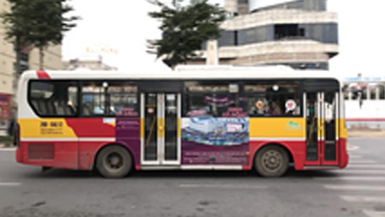 Quảng Cáo Tràn Kính Xe Bus Tại Phú Thọ